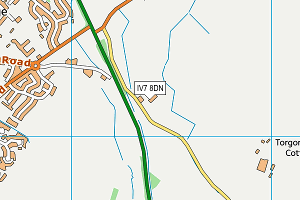 IV7 8DN map - OS VectorMap District (Ordnance Survey)