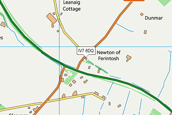 IV7 8DQ map - OS VectorMap District (Ordnance Survey)