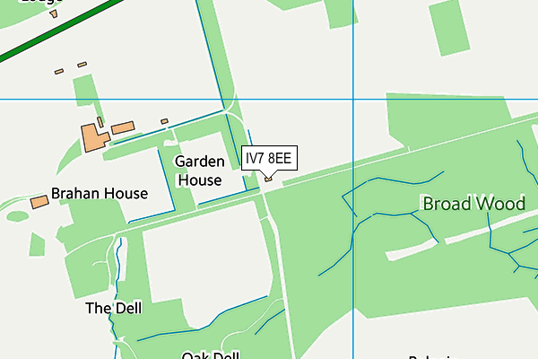 IV7 8EE map - OS VectorMap District (Ordnance Survey)