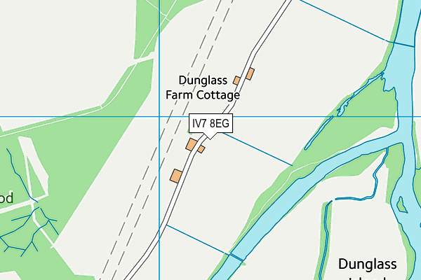 IV7 8EG map - OS VectorMap District (Ordnance Survey)