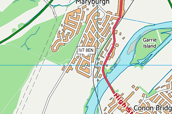 IV7 8EN map - OS VectorMap District (Ordnance Survey)