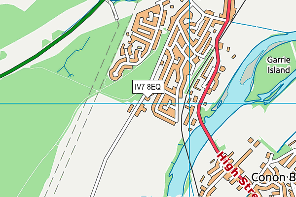 IV7 8EQ map - OS VectorMap District (Ordnance Survey)