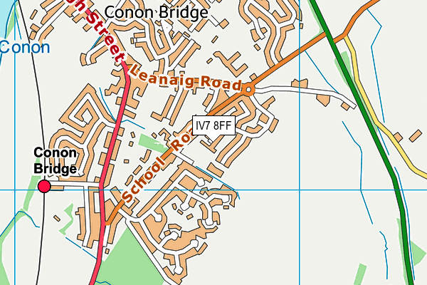 IV7 8FF map - OS VectorMap District (Ordnance Survey)