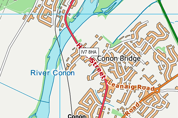 Map of CONON BRIDGE PHARMACY LTD at district scale