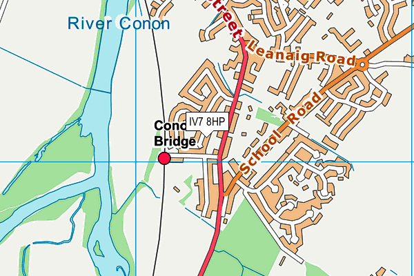 IV7 8HP map - OS VectorMap District (Ordnance Survey)