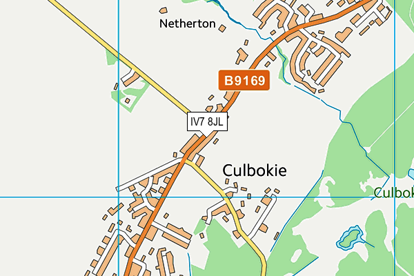 IV7 8JL map - OS VectorMap District (Ordnance Survey)