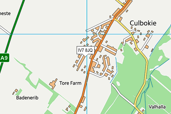 IV7 8JQ map - OS VectorMap District (Ordnance Survey)