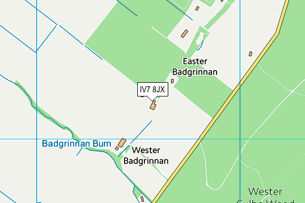 IV7 8JX map - OS VectorMap District (Ordnance Survey)