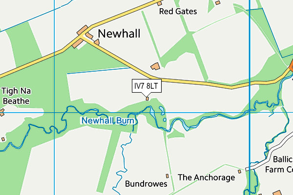 IV7 8LT map - OS VectorMap District (Ordnance Survey)