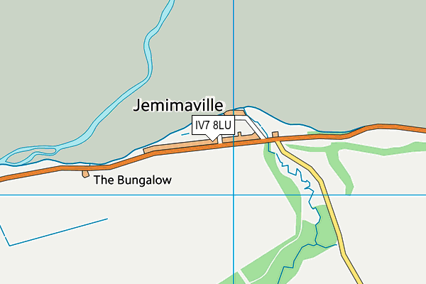 IV7 8LU map - OS VectorMap District (Ordnance Survey)