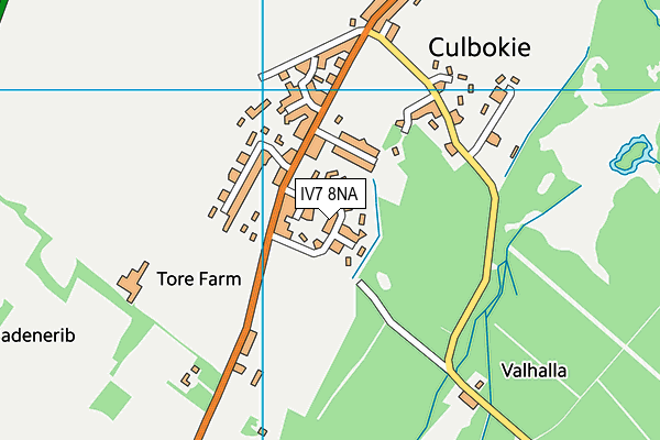 IV7 8NA map - OS VectorMap District (Ordnance Survey)