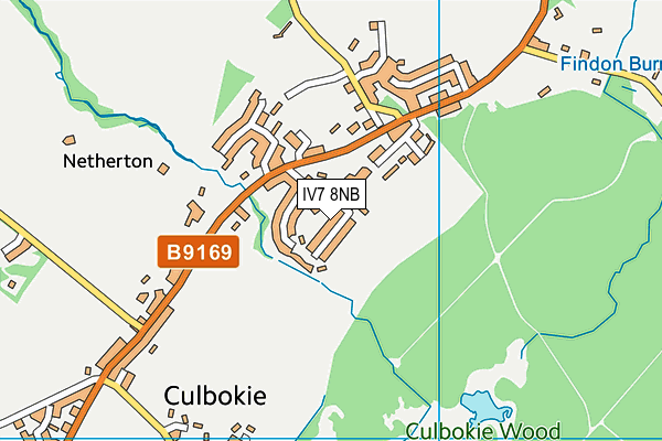 IV7 8NB map - OS VectorMap District (Ordnance Survey)