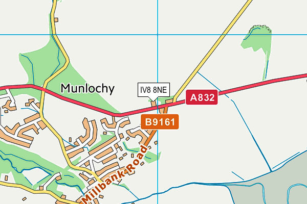 IV8 8NE map - OS VectorMap District (Ordnance Survey)