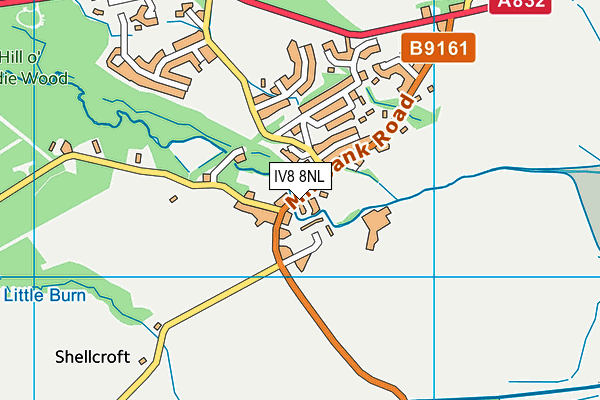 IV8 8NL map - OS VectorMap District (Ordnance Survey)