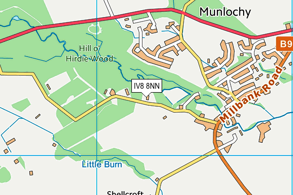 IV8 8NN map - OS VectorMap District (Ordnance Survey)