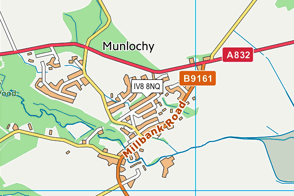 IV8 8NQ map - OS VectorMap District (Ordnance Survey)