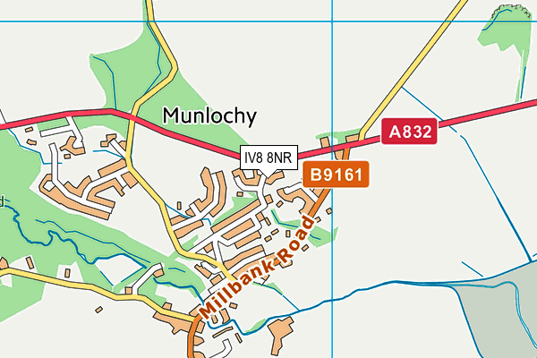 IV8 8NR map - OS VectorMap District (Ordnance Survey)