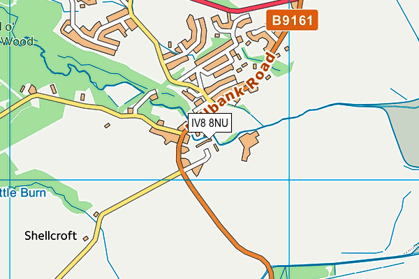 IV8 8NU map - OS VectorMap District (Ordnance Survey)