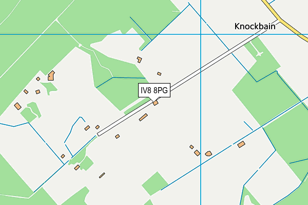 IV8 8PG map - OS VectorMap District (Ordnance Survey)