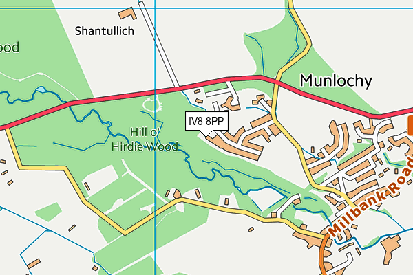 IV8 8PP map - OS VectorMap District (Ordnance Survey)