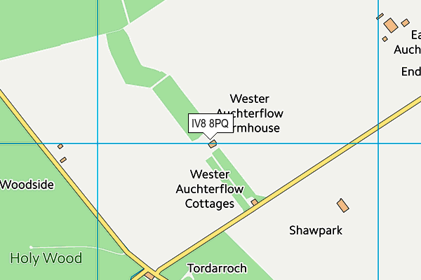 IV8 8PQ map - OS VectorMap District (Ordnance Survey)