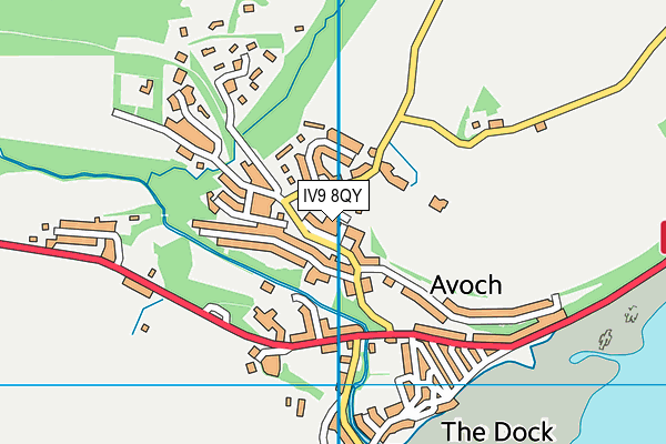 IV9 8QY map - OS VectorMap District (Ordnance Survey)