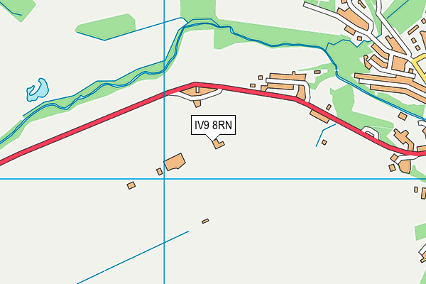 IV9 8RN map - OS VectorMap District (Ordnance Survey)