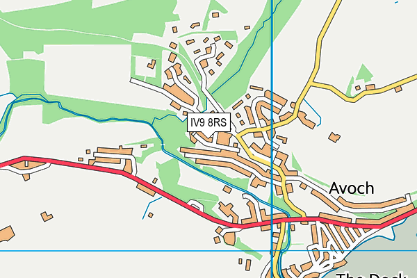 IV9 8RS map - OS VectorMap District (Ordnance Survey)