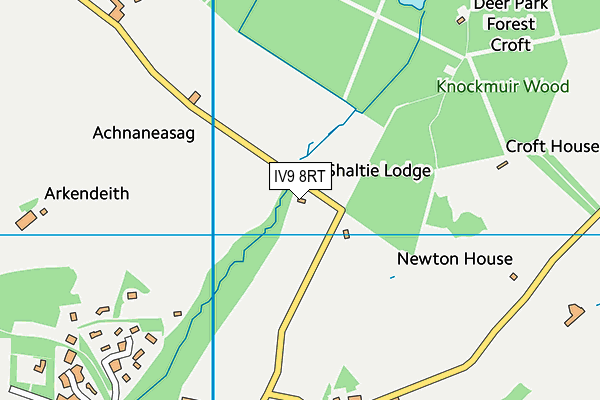 IV9 8RT map - OS VectorMap District (Ordnance Survey)