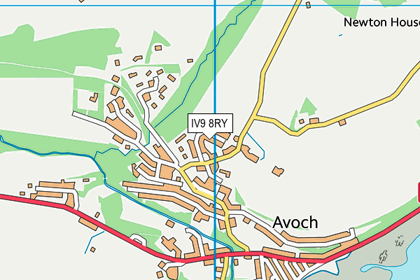 IV9 8RY map - OS VectorMap District (Ordnance Survey)