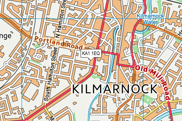 KA1 1EQ map - OS VectorMap District (Ordnance Survey)