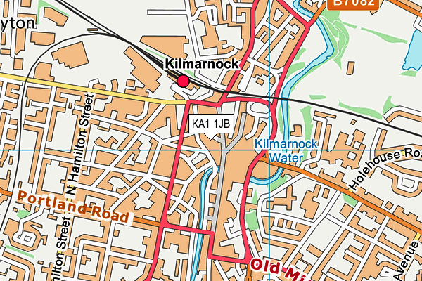 KA1 1JB map - OS VectorMap District (Ordnance Survey)