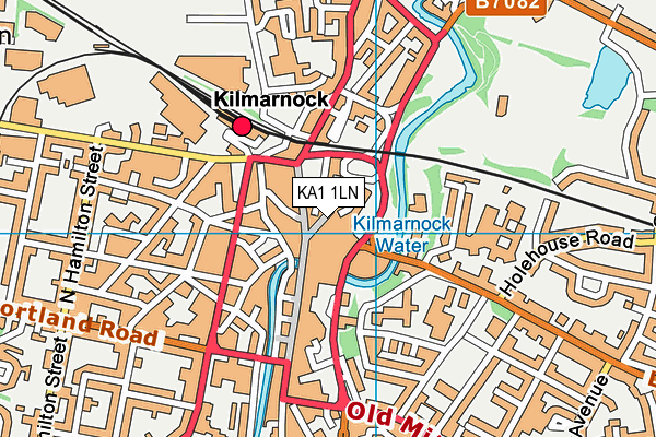 KA1 1LN map - OS VectorMap District (Ordnance Survey)