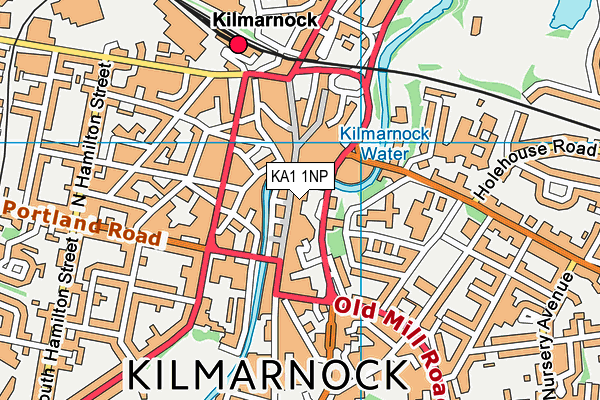 KA1 1NP map - OS VectorMap District (Ordnance Survey)