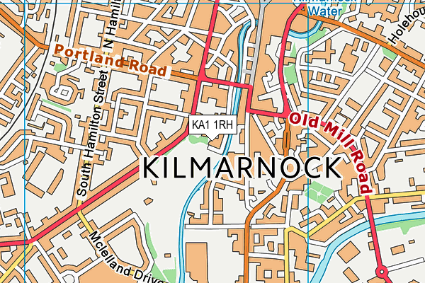KA1 1RH map - OS VectorMap District (Ordnance Survey)