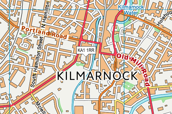 KA1 1RR map - OS VectorMap District (Ordnance Survey)