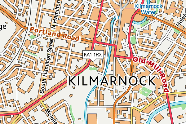 KA1 1RX map - OS VectorMap District (Ordnance Survey)