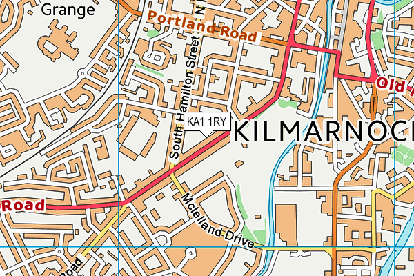 KA1 1RY map - OS VectorMap District (Ordnance Survey)