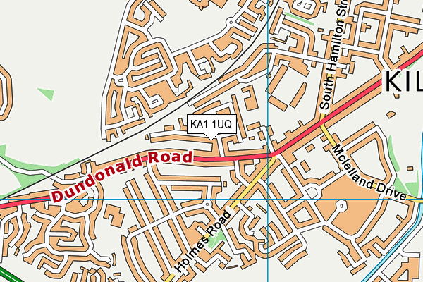 KA1 1UQ map - OS VectorMap District (Ordnance Survey)