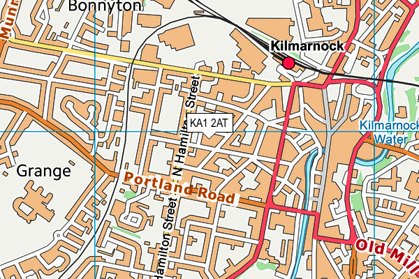 KA1 2AT map - OS VectorMap District (Ordnance Survey)