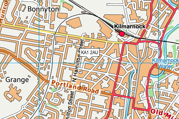 KA1 2AU map - OS VectorMap District (Ordnance Survey)