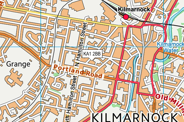 KA1 2BB map - OS VectorMap District (Ordnance Survey)