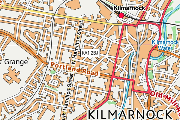 KA1 2BJ map - OS VectorMap District (Ordnance Survey)