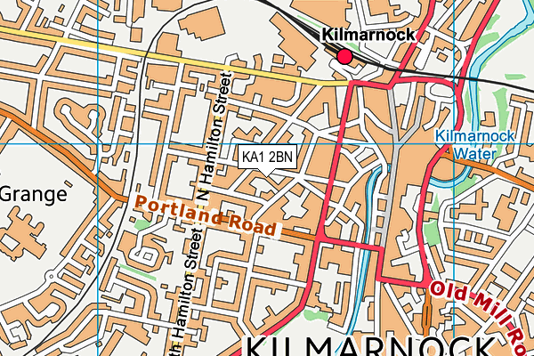 KA1 2BN map - OS VectorMap District (Ordnance Survey)