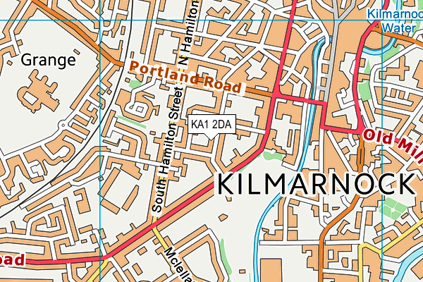 KA1 2DA map - OS VectorMap District (Ordnance Survey)
