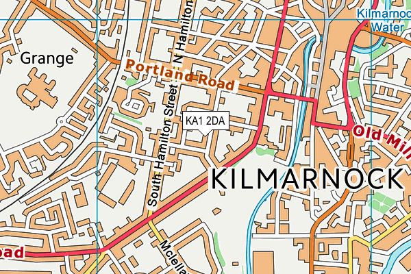 Map of HARRISON JAMES PARTNERSHIP LTD at district scale