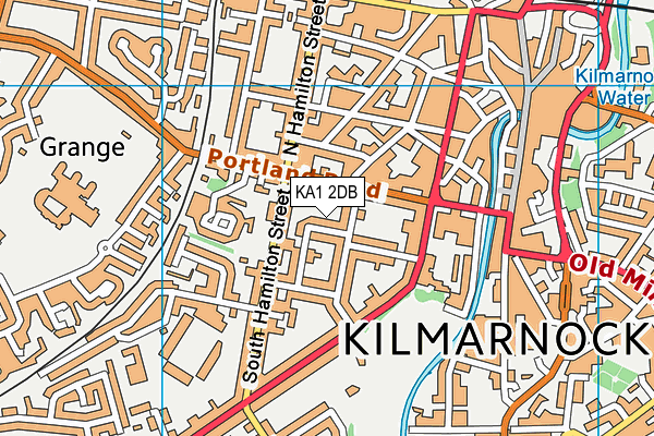 KA1 2DB map - OS VectorMap District (Ordnance Survey)