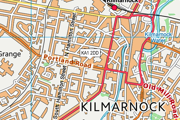 KA1 2DD map - OS VectorMap District (Ordnance Survey)