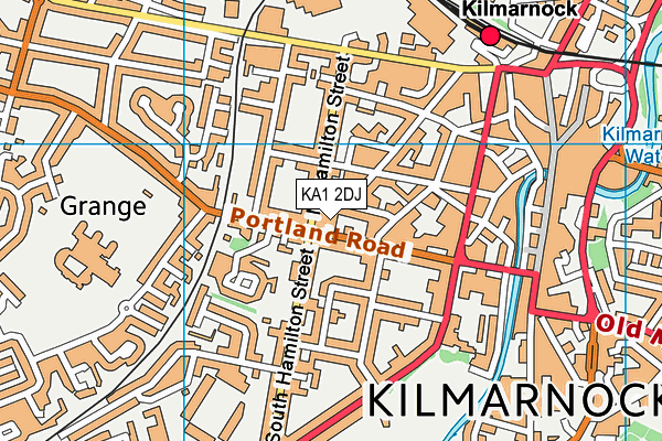 KA1 2DJ map - OS VectorMap District (Ordnance Survey)