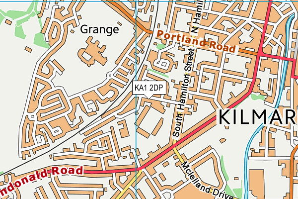 KA1 2DP map - OS VectorMap District (Ordnance Survey)